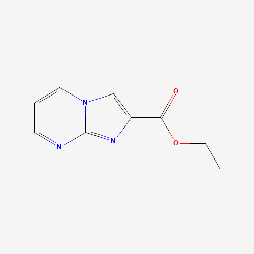 IMIDAZO[1,2-A]PYRIMIDINE-2-CARBOXYLIC ACID ETHYL ESTER (CAS: 64951-06-0) - Chemical Structure and Molecular Formula 