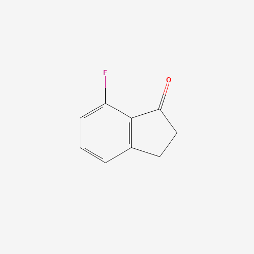 7-Fluoro-1-indanone (CAS: 651735-59-0) - Chemical Structure and Molecular Formula 