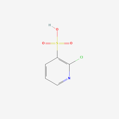 2-CHLOROPYRIDINE-3-SULFONIC ACID (CAS: 6602-56-8) - Chemical Structure and Molecular Formula 