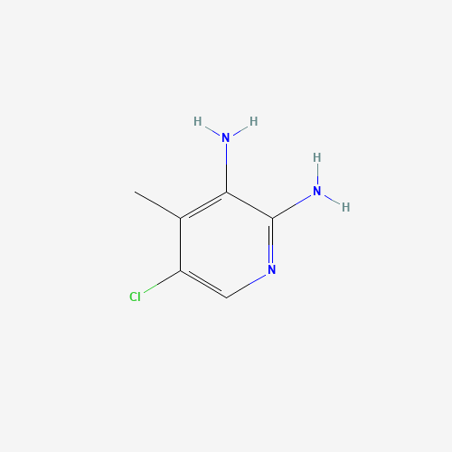 5-Chloro-4-methylpyridine-2,3-diamine (CAS: 662117-20-6) - Chemical Structure and Molecular Formula 