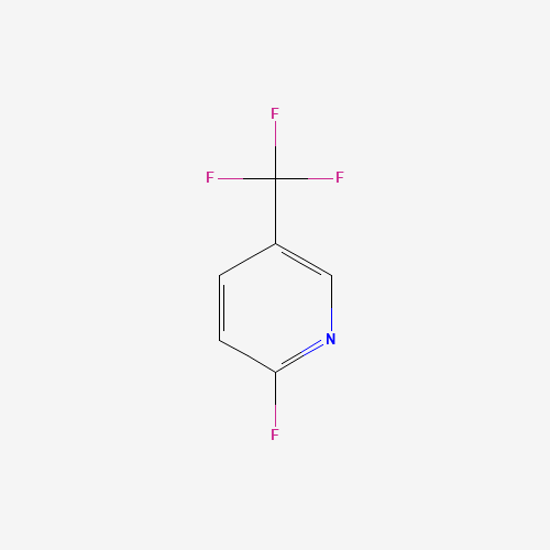 2-Fluoro-5-trifluoromethylpyridine (CAS: 69045-82-5) - Chemical Structure and Molecular Formula 