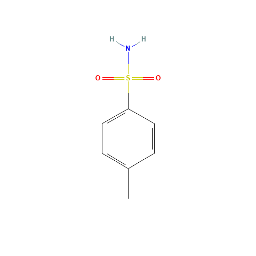 p-Toluenesulfonamide (CAS: 70-55-3) - Chemical Structure and Molecular Formula 