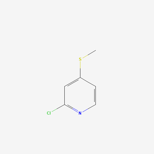 2-CHLORO-4-(METHYLTHIO)-PYRIDINE (CAS: 71506-83-7) - Chemical Structure and Molecular Formula 