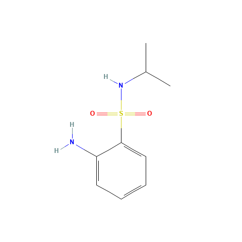 2-amino-N-isopropylbenzenesulfonamide (CAS: 761435-31-8) - Chemical Structure and Molecular Formula 