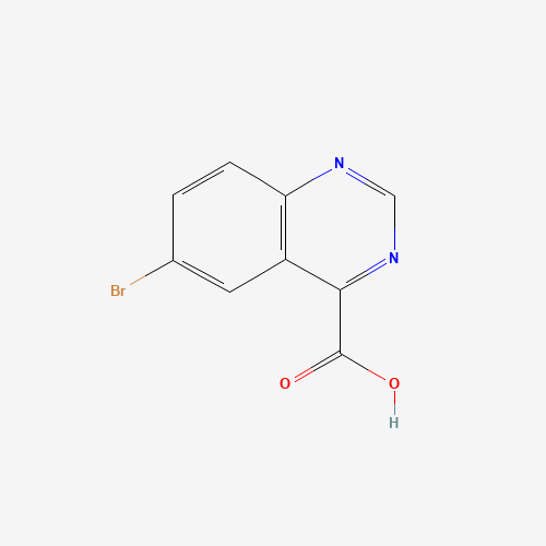 6-bromoquinazoline-4-carboxylic acid (CAS: 769916-07-6) - Chemical Structure and Molecular Formula 