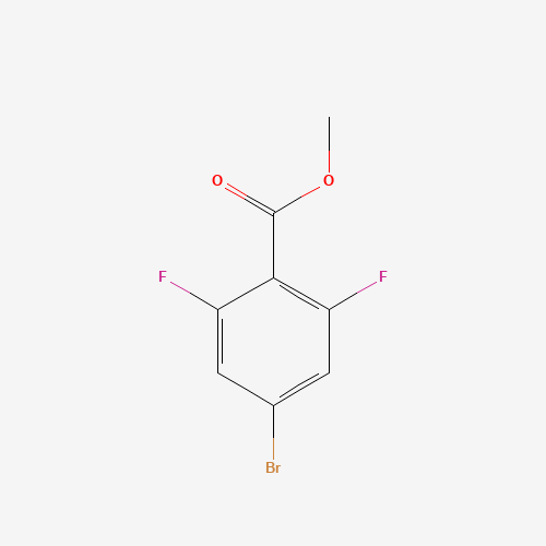 Methyl 4-bromo-2,6-difluorobenzoate (CAS: 773134-11-5) - Chemical Structure and Molecular Formula 