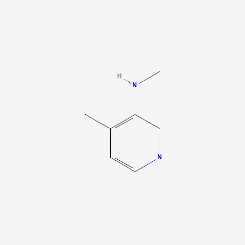 4-METHYL-3-METHYLAMINOPYRIDINE (CAS: 77862-24-9) - Chemical Structure and Molecular Formula 
