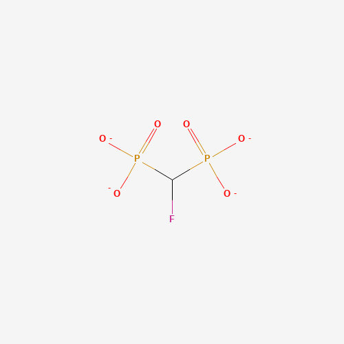 Tetraethylfluoromethylene-diphosphonate (CAS: 78715-56-7) - Chemical Structure and Molecular Formula 