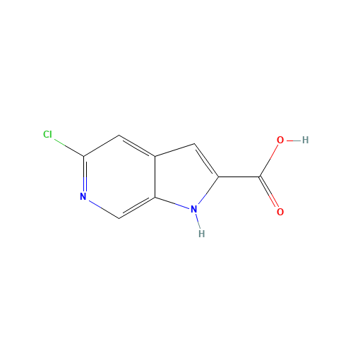 5-chloro-1H-pyrrolo[2,3-c]pyridine-2-carboxylic acid (CAS: 800401-68-7) - Related Chemical Product