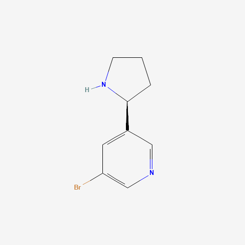 (2S)-5-BROMO-3-(2-PYRROLIDINYL)PYRIDINE (CAS: 83023-58-9) - Related Chemical Product