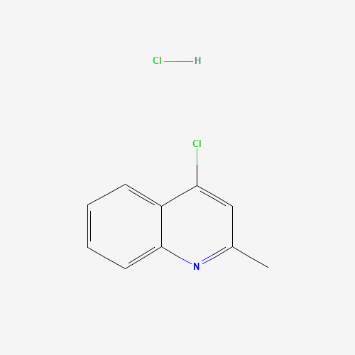 4-CHLOROQUINALDINE HCL (CAS: 83260-96-2) - Chemical Structure and Molecular Formula 