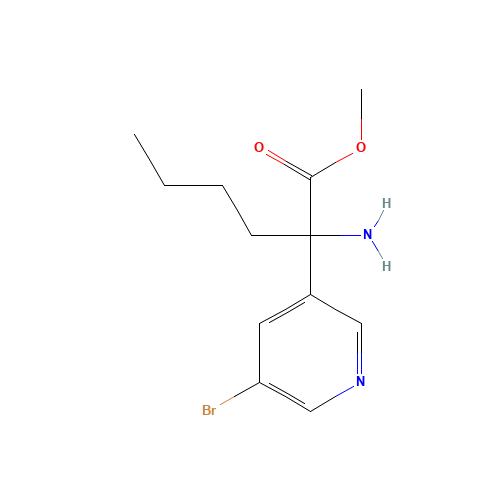 methyl 2-amino-2-(5-bromopyridin-3-yl)hexanoate (CAS: 856886-54-9) - Related Chemical Product