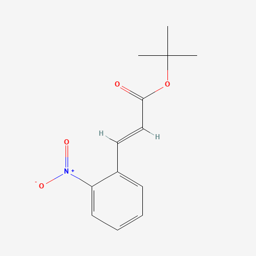 3-(2-Nitrophenyl)-2-propenoic acid 1,1-dimethylethyl ester (CAS: 862499-32-9) - Chemical Structure and Molecular Formula 