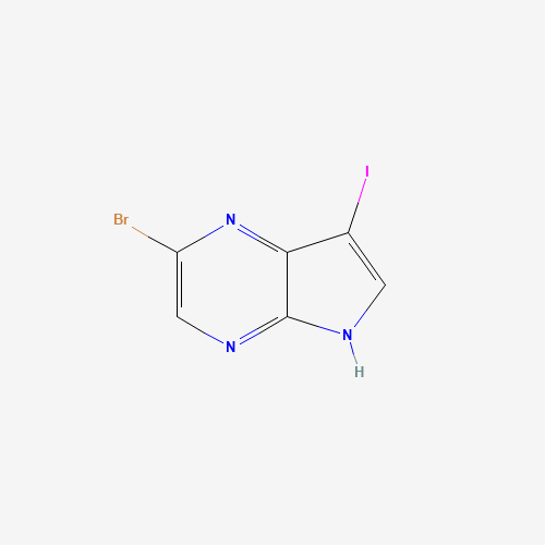 2-BROMO-7-IODO-5H-PYRROLO[2,3-B]PYRAZINE (CAS: 875781-44-5) - Related Chemical Product