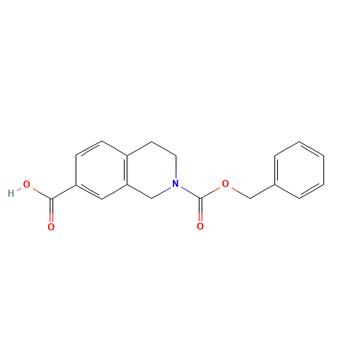 2-((benzyloxy)carbonyl)-1,2,3,4-tetrahydroisoquinoline-7-carboxylic acid (CAS: 877861-35-3) - Related Chemical Product