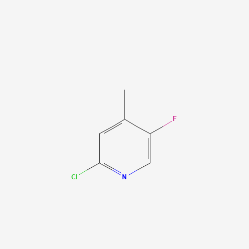 2-Chloro-5-fluoro-4-methyl-pyridine (CAS: 881891-83-4) - Chemical Structure and Molecular Formula 