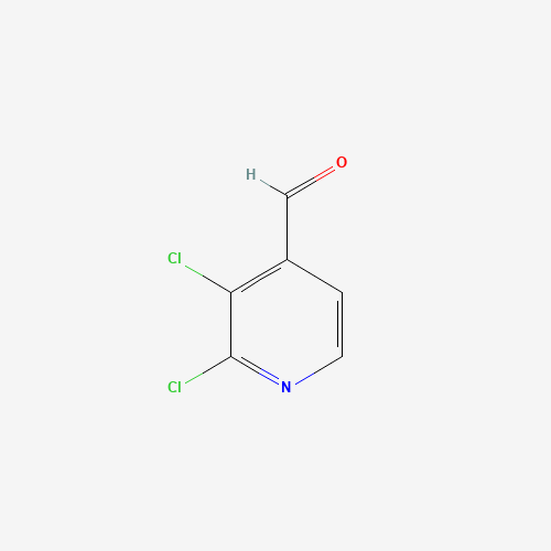 2,3-Dichloropyridine-4-carboxaldehyde (CAS: 884495-41-4) - Chemical Structure and Molecular Formula 