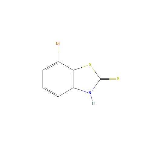 7-bromobenzo[d]thiazole-2-thiol (CAS: 908355-83-9) - Chemical Structure and Molecular Formula 