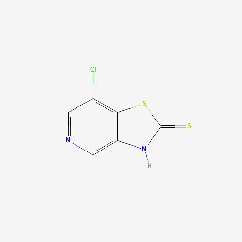 7-chlorothiazolo[4,5-c]pyridine-2-thiol (CAS: 908355-84-0) - Chemical Structure and Molecular Formula 