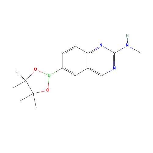 N-methyl-6-(4,4,5,5-tetramethyl-1,3,2-dioxaborolan-2-yl)quinazolin-2-amine (CAS: 913067-91-1) - Related Chemical Product