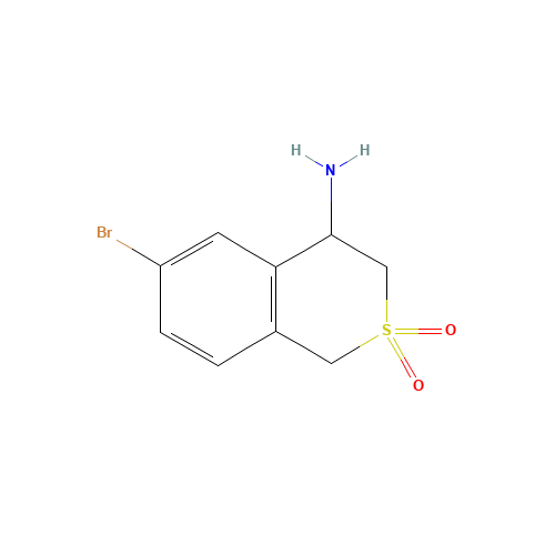 6-bromo-3,4-dihydro-1H-S,S-Di-oxo-isothiochromen-4-amine hydrochloride (CAS: 916420-32-1) - Related Chemical Product