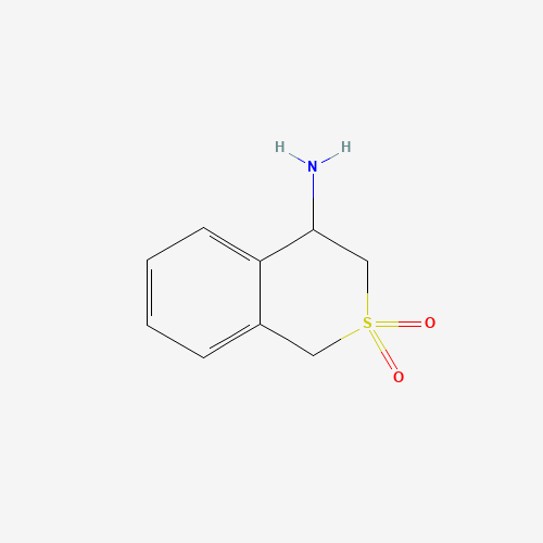 3,4-dihydro-1H-S,S-Di-oxo-isothiochromen-4-amine hydrochloride (CAS: 916420-33-2) - Chemical Structure and Molecular Formula 