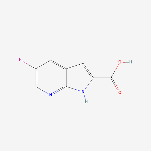 5-fluoro-1H-pyrrolo[2,3-b]pyridine-2-carboxylic acid (CAS: 920978-94-5) - Chemical Structure and Molecular Formula 