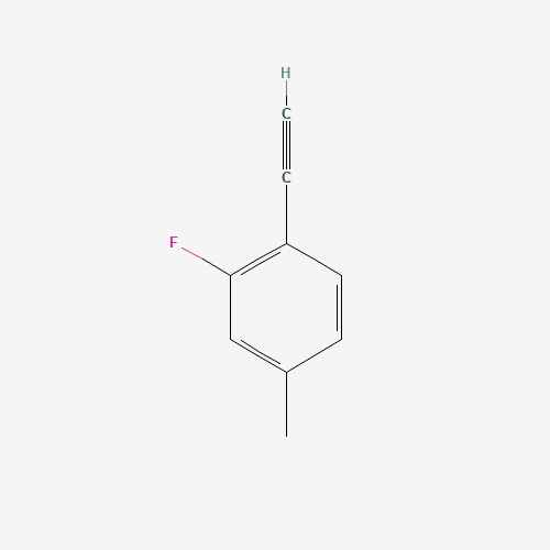1-ethynyl-2-fluoro-4-methyl-Benzene (CAS: 928304-42-1) - Chemical Structure and Molecular Formula 