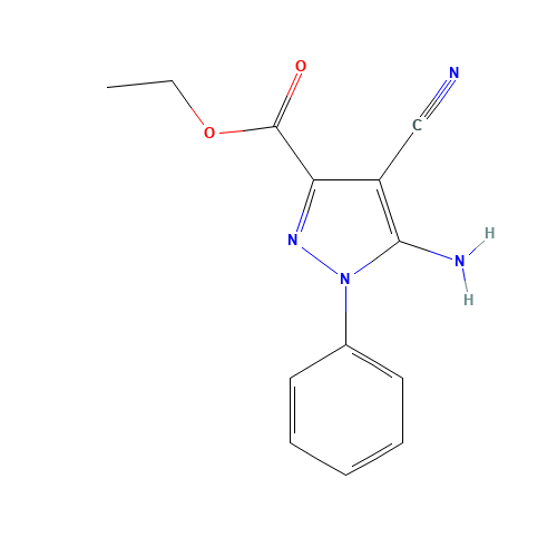 Ethyl 5-amino-4-cyano-1-phenyl-1H-pyrazole-3-carboxylate (CAS: 93764-93-3) - Related Chemical Product