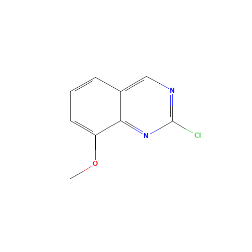 2-chloro-8-methoxyquinazoline (CAS: 944060-66-6) - Chemical Structure and Molecular Formula 