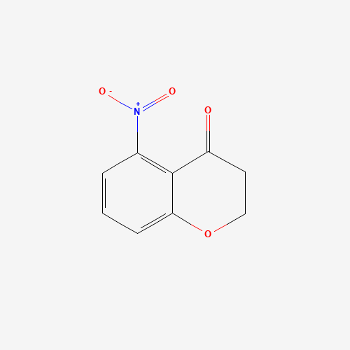 5-NITRO-4-CHROMANONE (CAS: 958745-56-7) - Chemical Structure and Molecular Formula 