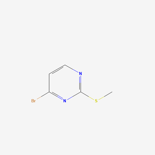 2-METHYLTHIO-4-BROMOPYRIMIDINE (CAS: 959236-97-6) - Chemical Structure and Molecular Formula 