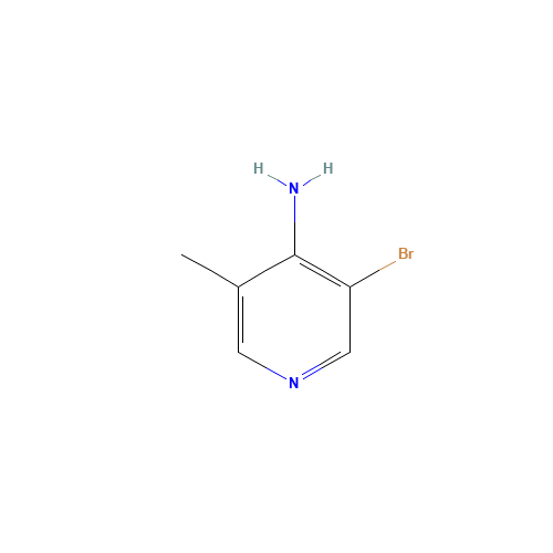 4-AMINO-5-BROMO-3-METHYLPYRIDINE (CAS: 97944-43-9) - Chemical Structure and Molecular Formula 