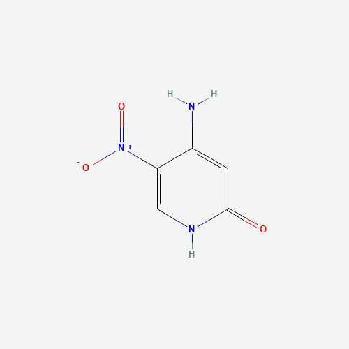 4-Amino-5-nitro-2-pyridinol (CAS: 99479-77-3) - Chemical Structure and Molecular Formula 