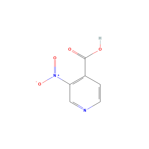 3-Nitroisonicotinic acid (CAS: 59290-82-3) - Chemical Structure and Molecular Formula 