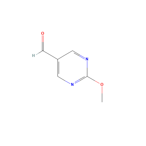 2-METHOXY-PYRIMIDINE-5-CARBALDEHYDE (CAS: 90905-32-1) - Chemical Structure and Molecular Formula 