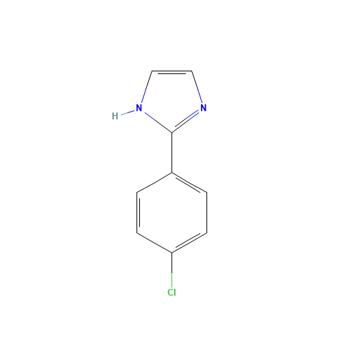 2-(4-CHLORO-PHENYL)-1H-IMIDAZOLE (CAS: 4205-05-4) - Chemical Structure and Molecular Formula 