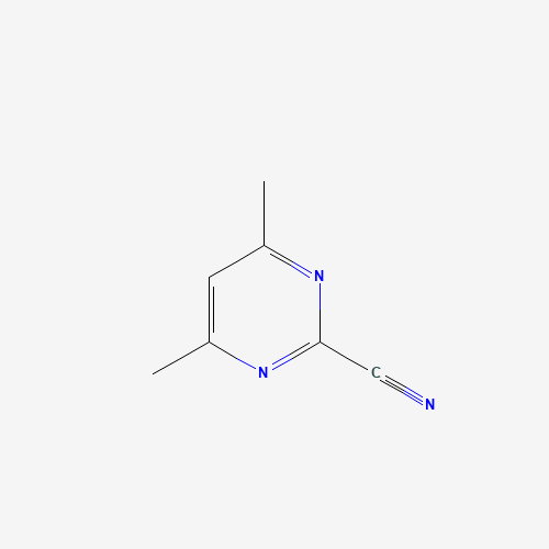 4,6-Dimethylpyrimidine-2-carbonitrile (CAS: 22126-16-5) - Chemical Structure and Molecular Formula 