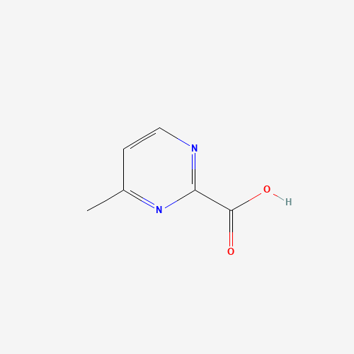 4-Methyl-2-pyrimidinecarboxylic  acid (CAS: 933738-87-5) - Chemical Structure and Molecular Formula 