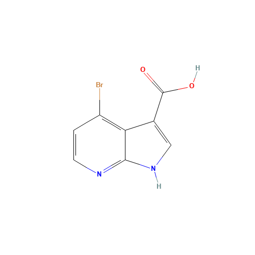 1H-Pyrrolo[2,3-b]pyridine-3-carboxylic  acid, 4-bromo- (CAS: 1000340-36-2) - Related Chemical Product