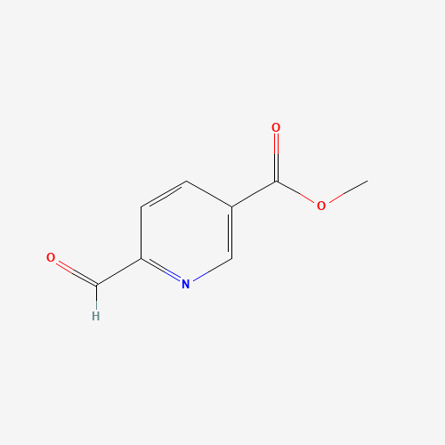 METHYL 6-FORMYLNICOTINATE (CAS: 10165-86-3) - Chemical Structure and Molecular Formula 