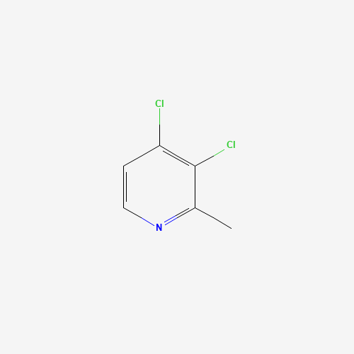 3,4-Dichloro-2-Picoline (CAS: 103949-58-2) - Chemical Structure and Molecular Formula 