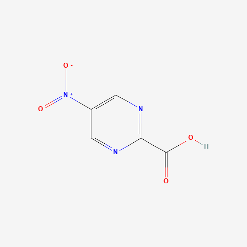 5-nitropyrimidine-2-carboxylicacid (CAS: 1086393-02-3) - Chemical Structure and Molecular Formula 