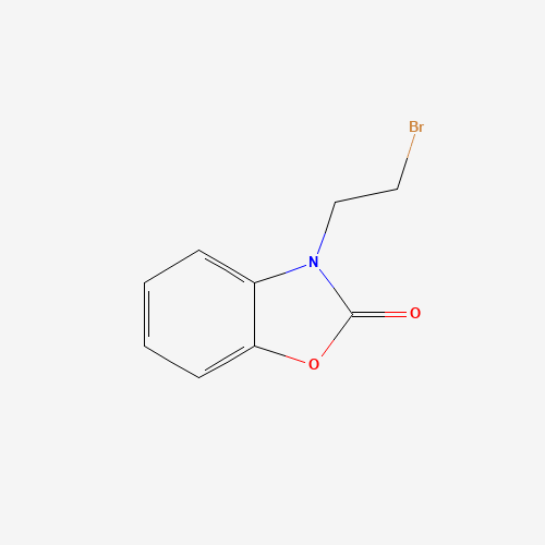 3-(2-BROMOETHYL)-1,3-BENZOXAZOL-2(3H)-ONE (CAS: 27170-93-0) - Chemical Structure and Molecular Formula 