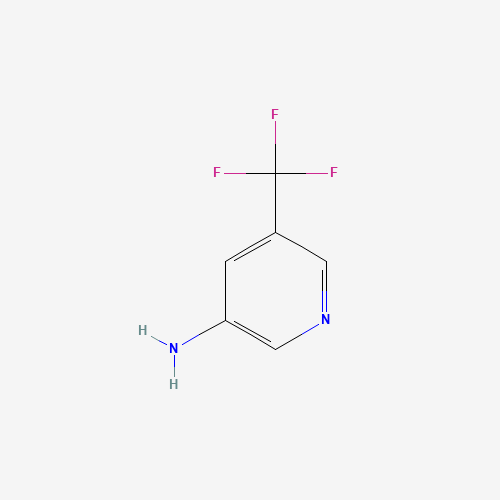 5-Trifluoromethyl-pyridin-3-ylamine (CAS: 112110-07-3) - Chemical Structure and Molecular Formula 