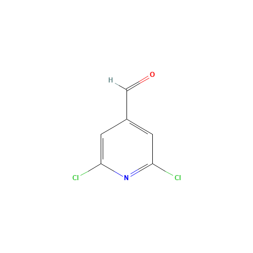 2,6-Dichloropyridine-4-carboxaldehyde (CAS: 113293-70-2) - Chemical Structure and Molecular Formula 