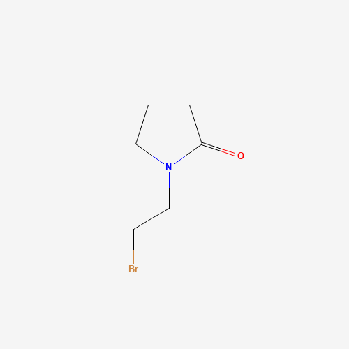 1-(2-bromoethyl)pyrrolidin-2-one (CAS: 117018-99-2) - Chemical Structure and Molecular Formula 