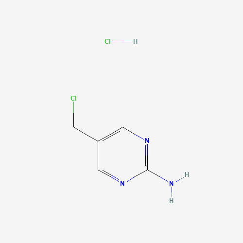 2-Amino-5-chloromethylpyrimidine (CAS: 120747-86-6) - Chemical Structure and Molecular Formula 