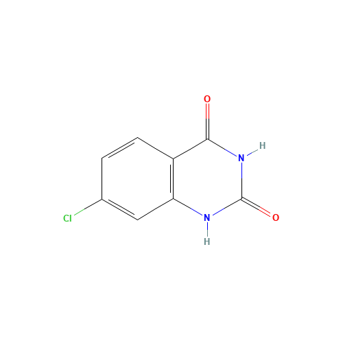 7-chloroquinazoline-2,4(1H,3H)-dione (CAS: 13165-35-0) - Chemical Structure and Molecular Formula 
