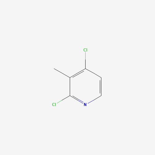 2,4-Dichloro-3-methylpyridine (CAS: 132097-09-7) - Chemical Structure and Molecular Formula 